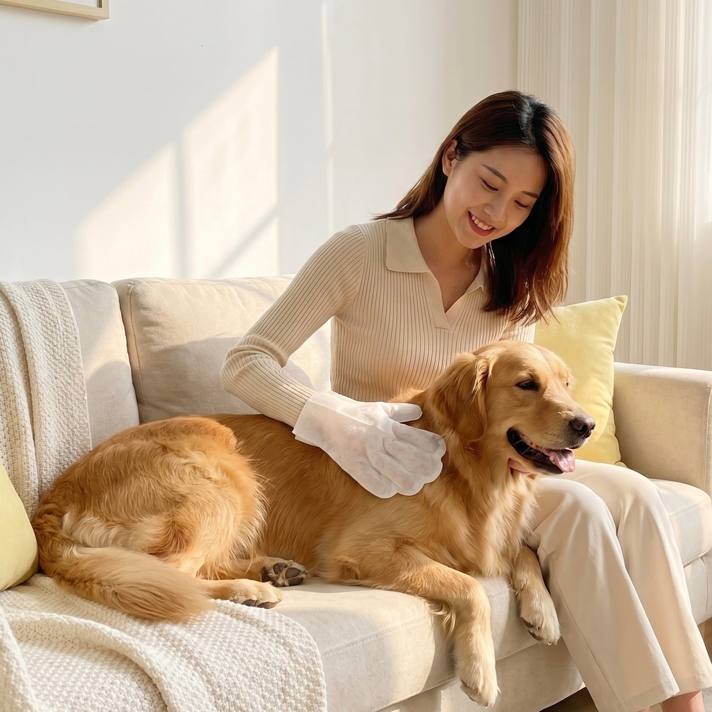 Instant Pet Cleaning Gloves