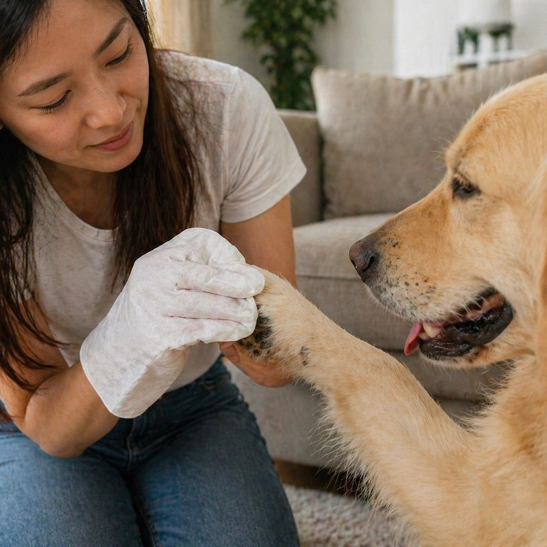 Instant Pet Cleaning Gloves