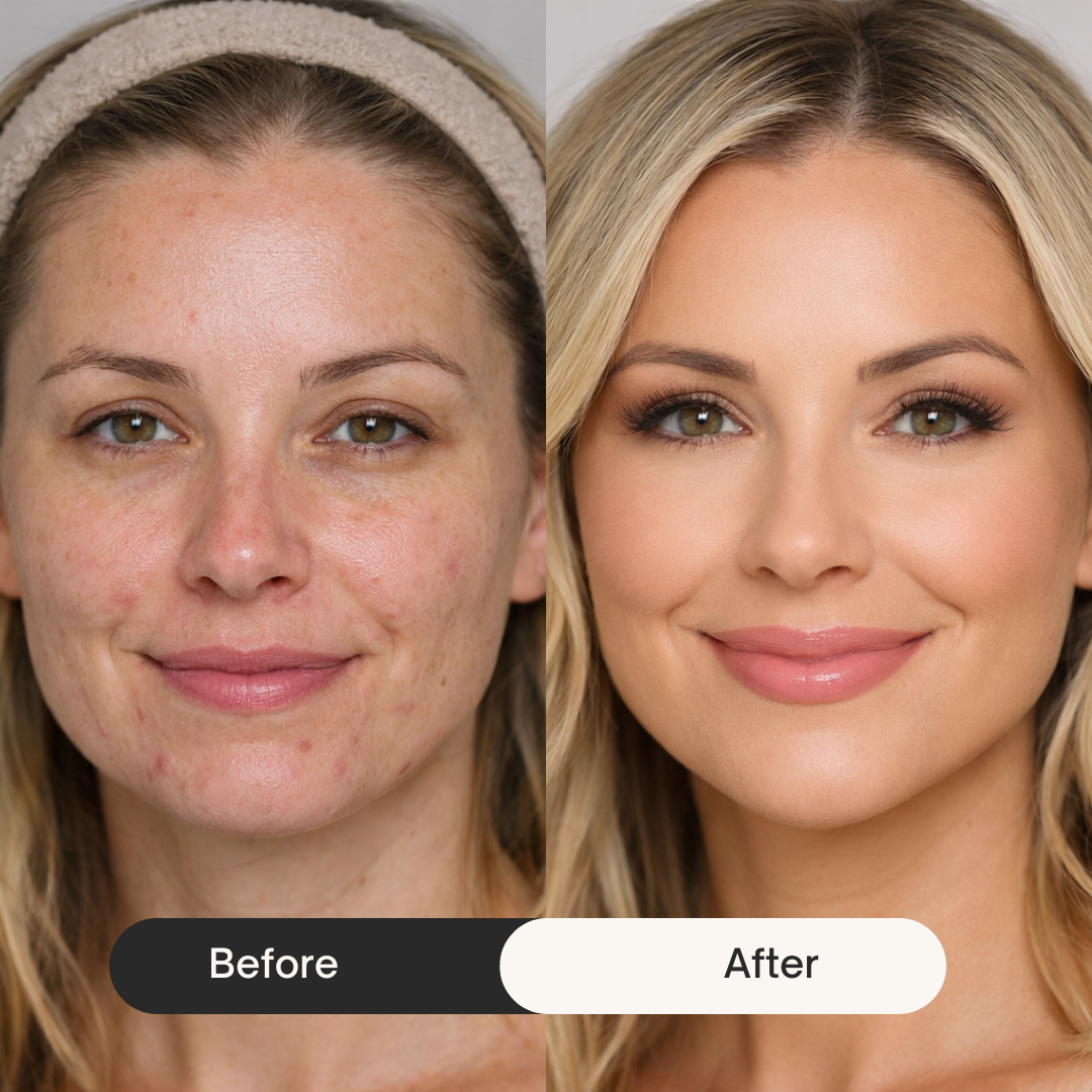 4-in-1 color changing  foundation