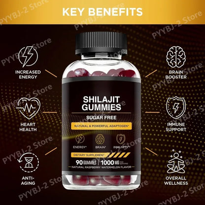 Shilajit Sugar free Gummies                              |Berry Flavor|